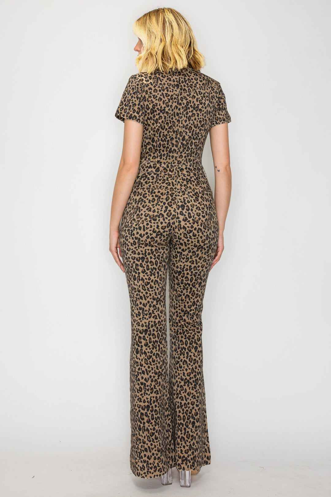 Animal Print Stretch Jumpsuit