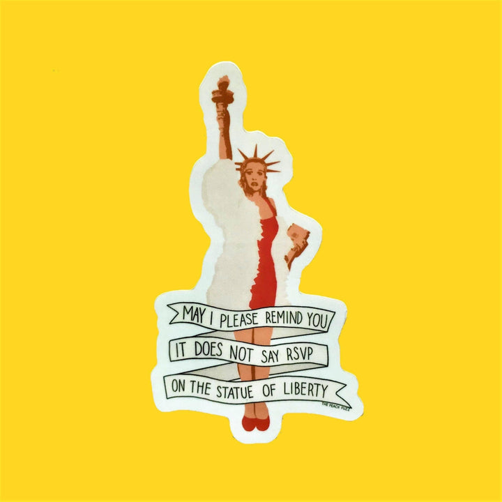Clueless RSVP Sticker