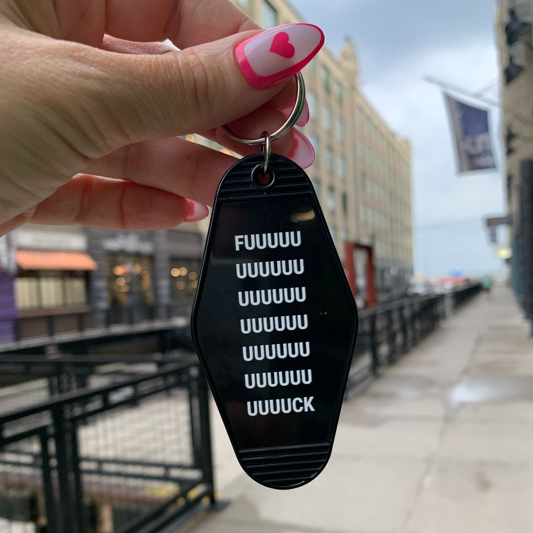 Fuuuuuuuuuuuck Motel Keychain