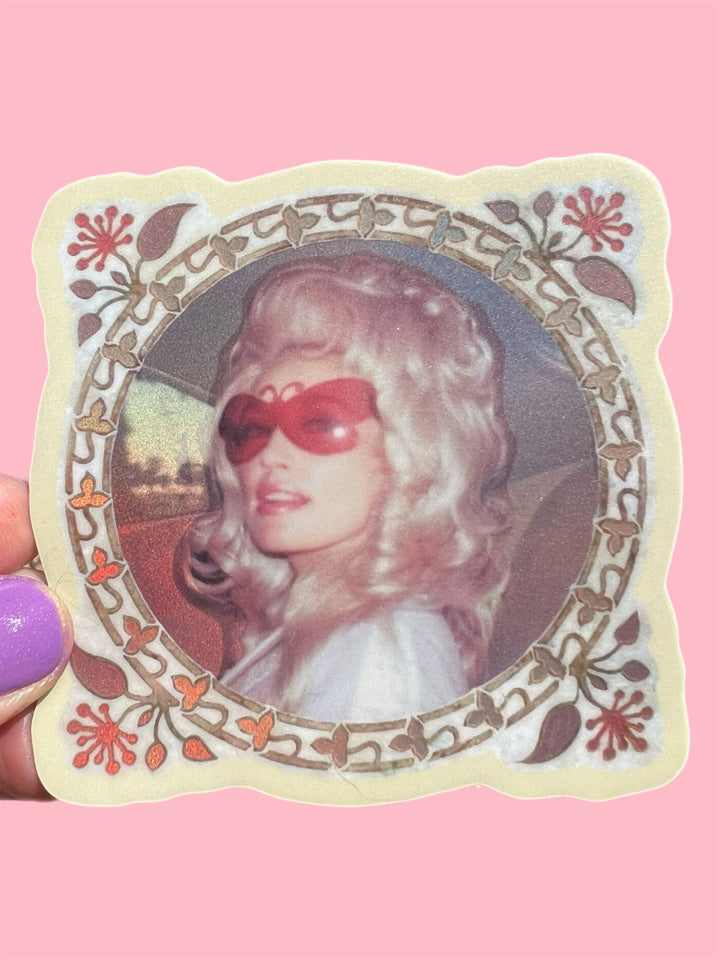 Dolly Butterfly Shades Sticker