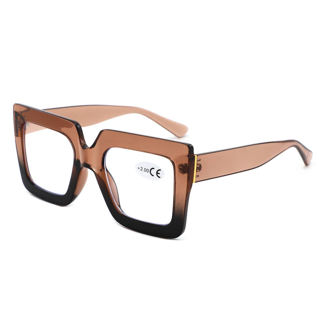 Oversized Chunky Square Reading Glasses