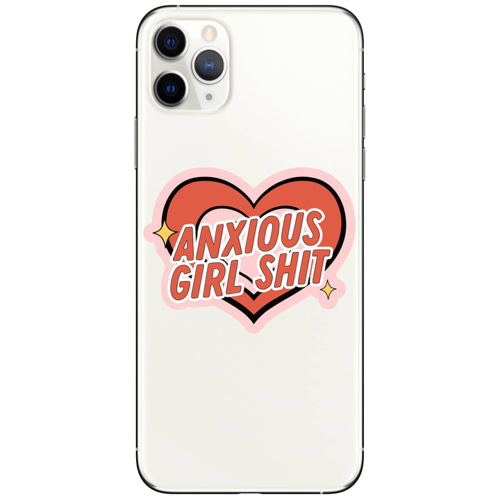 Anxious Girl Sticker