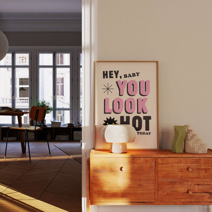 You Look Good Today  | Nice Bum Print | Body Positive Art