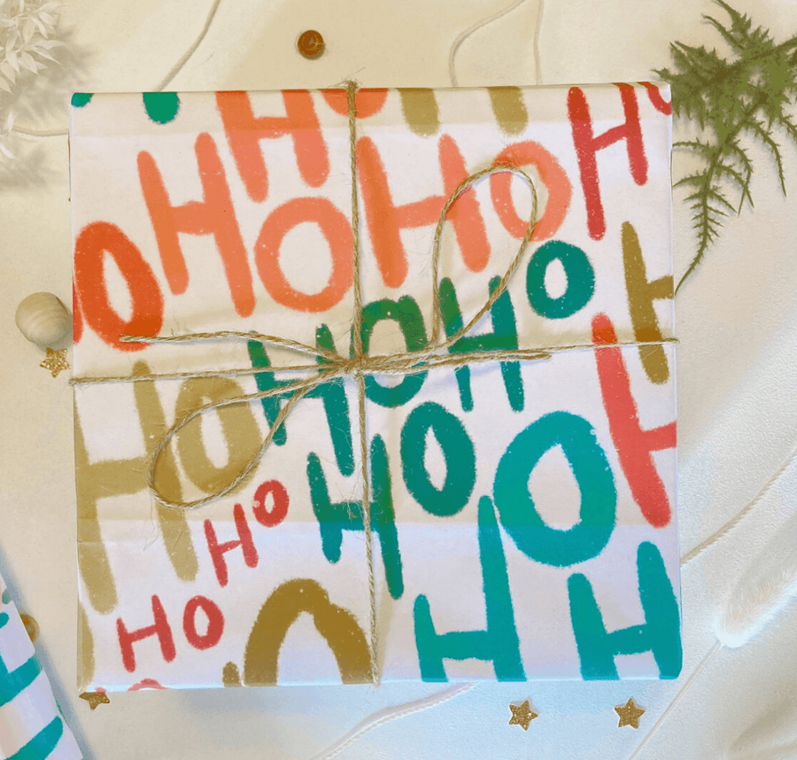 Bre Eats Paper - Ho Ho Ho Wrapping Paper - For the love, LV