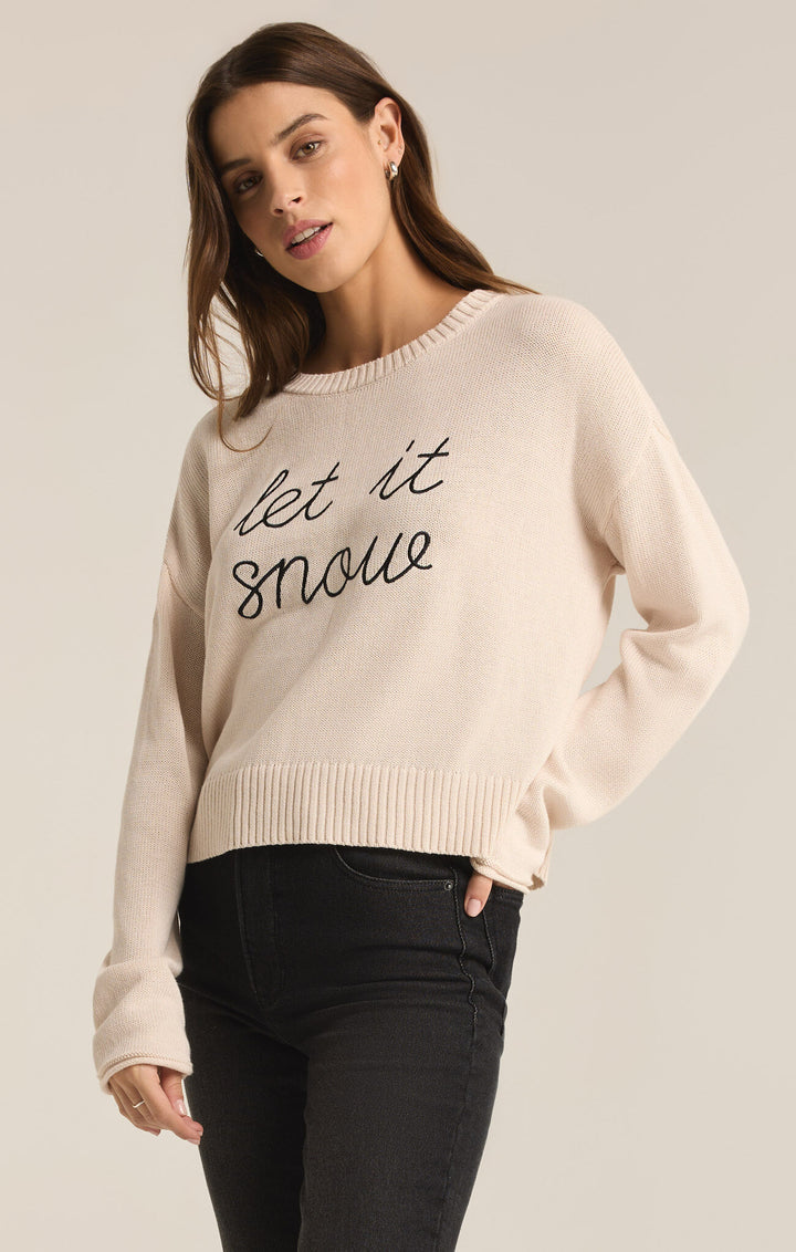 Z Supply Sienna Sweater - Let It Snow