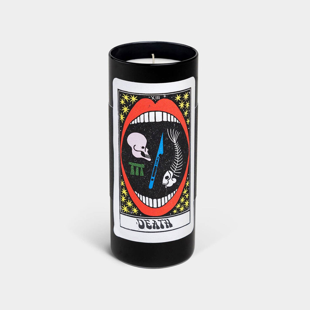 Tarot Death Candle - Tobacco & Orange