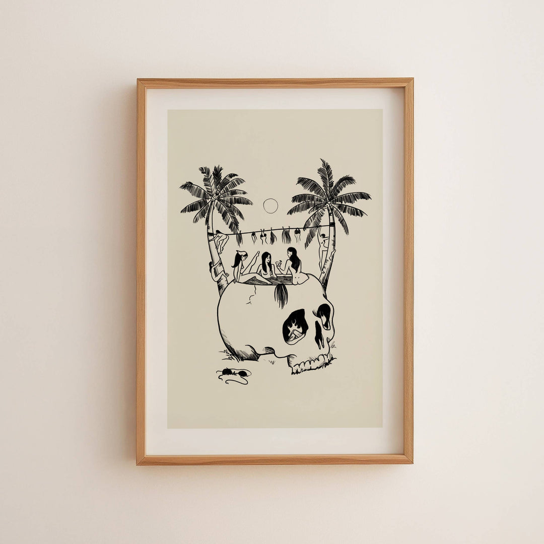 The Freaky Tiki Art Print