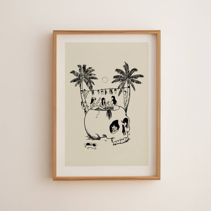 The Freaky Tiki Art Print