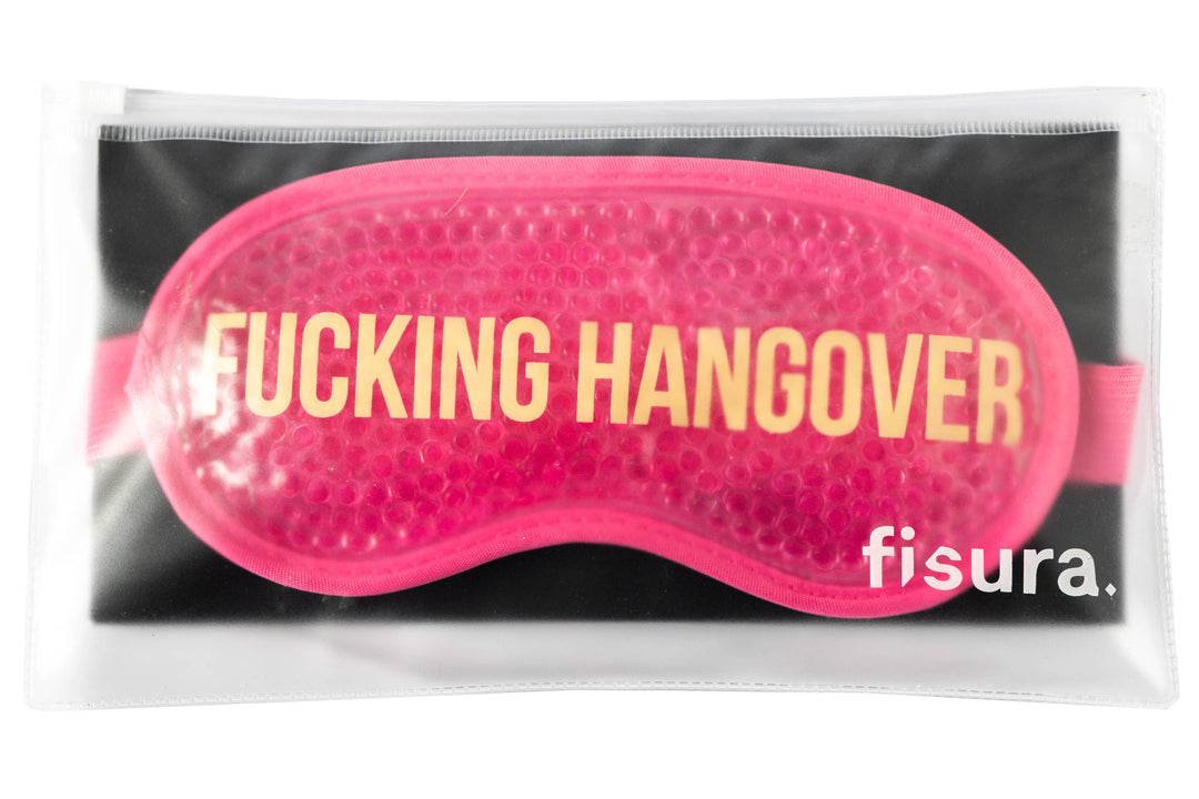 Pink Gel Eye Mask "Fucking Hangover"