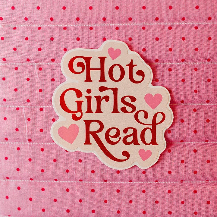 Hot Girls Read Sticker