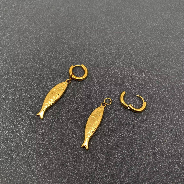 Fish Charm Earrings