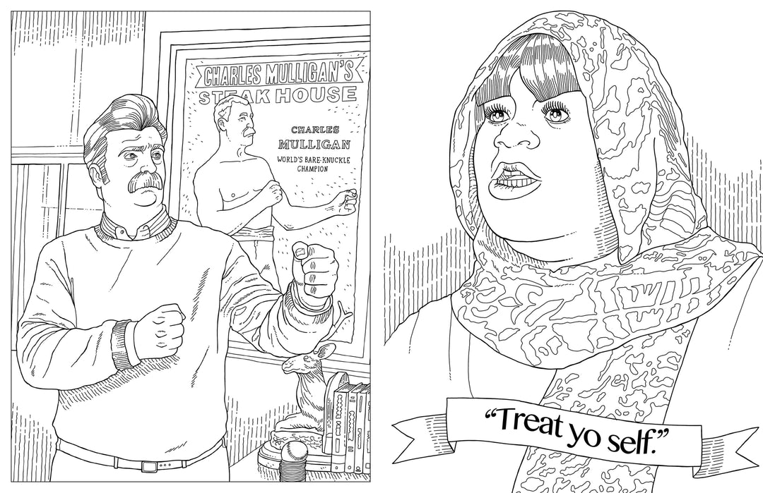 Parks and Recreation: The Official Coloring Book