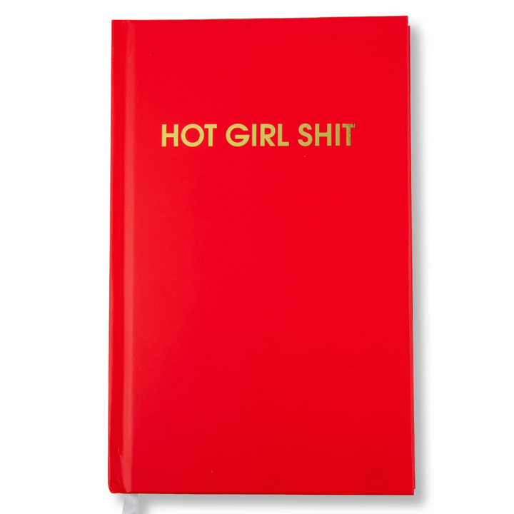 Hot Girl Shit - Fire Red Hardcover Journal