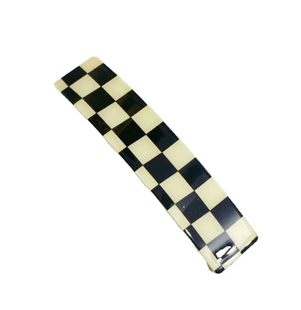Checkered Hair Clip - For the love, LV