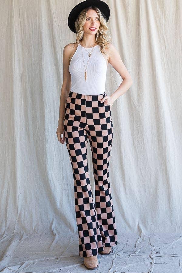 Checkered Pants - For the love, LV