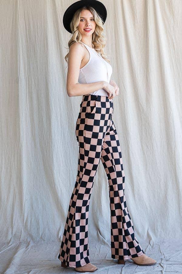 Checkered Pants - For the love, LV