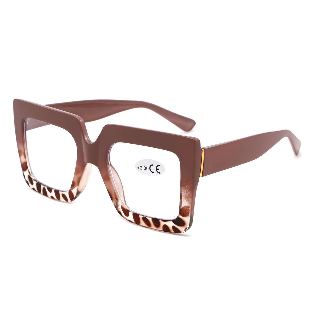 Oversized Chunky Square Reading Glasses