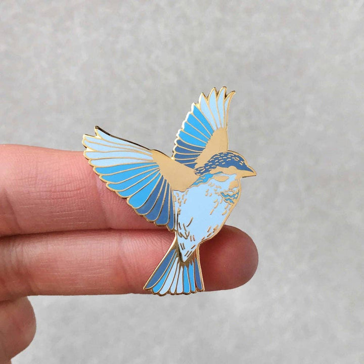 Nevada Blue Bird Pin