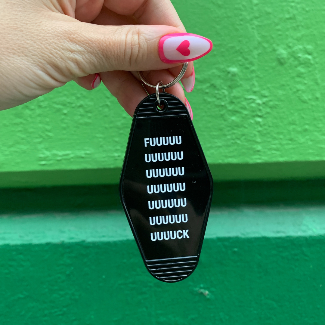 Fuuuuuuuuuuuck Motel Keychain