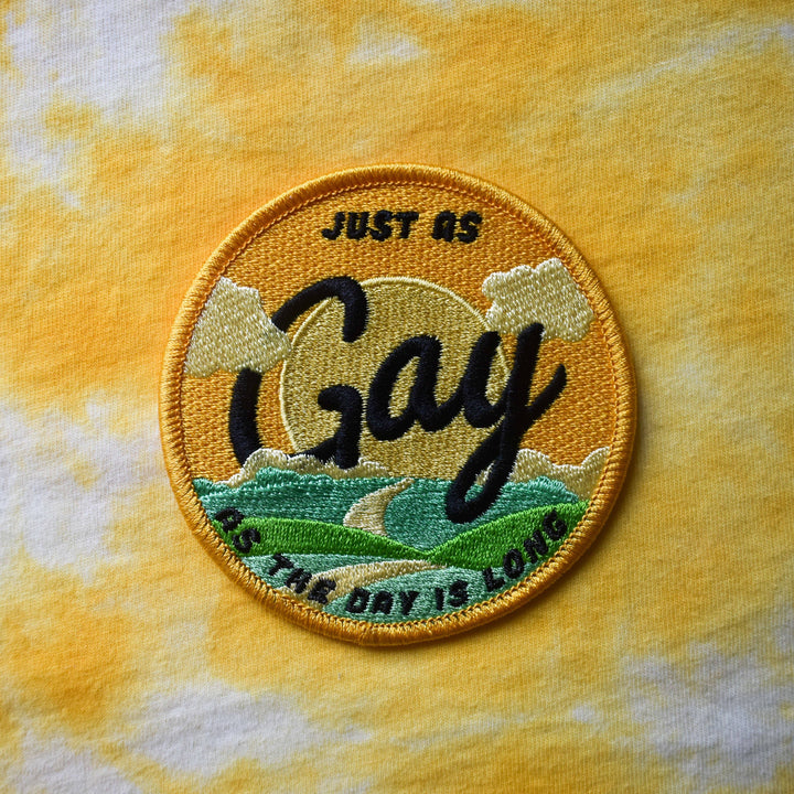 Just As Gay (Iron-On Patch)