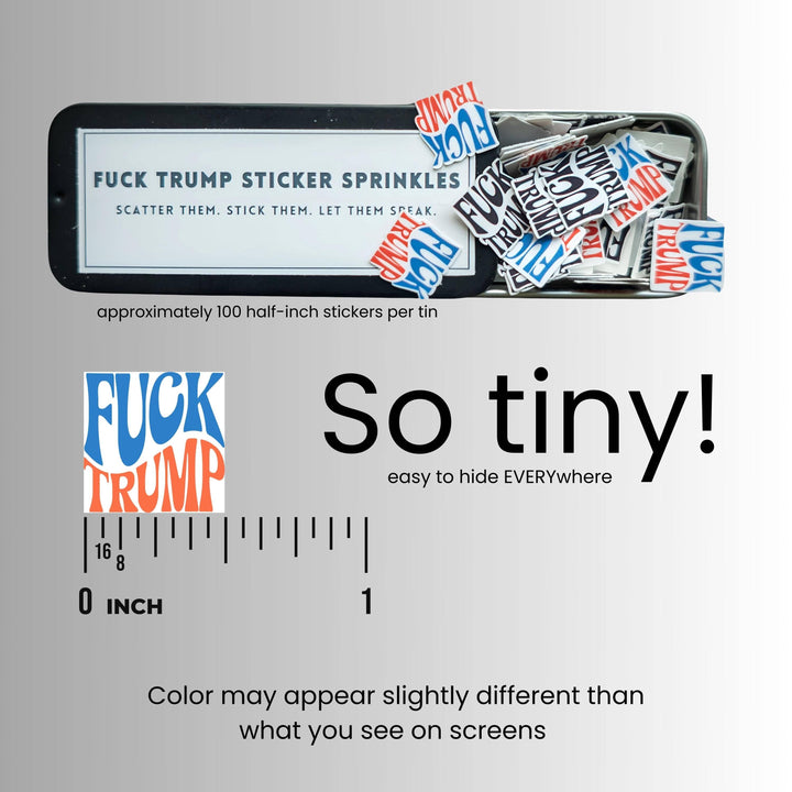 Anti-Trump Sticker | Mini Protest Stickers