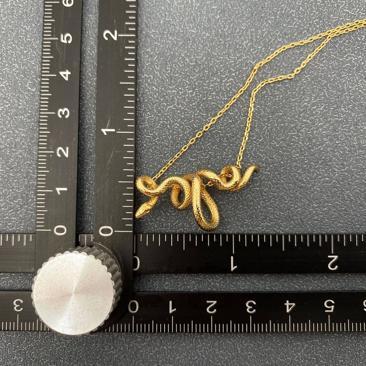 Python Winding Snake Necklace