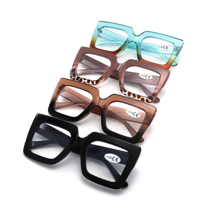 Oversized Chunky Square Reading Glasses