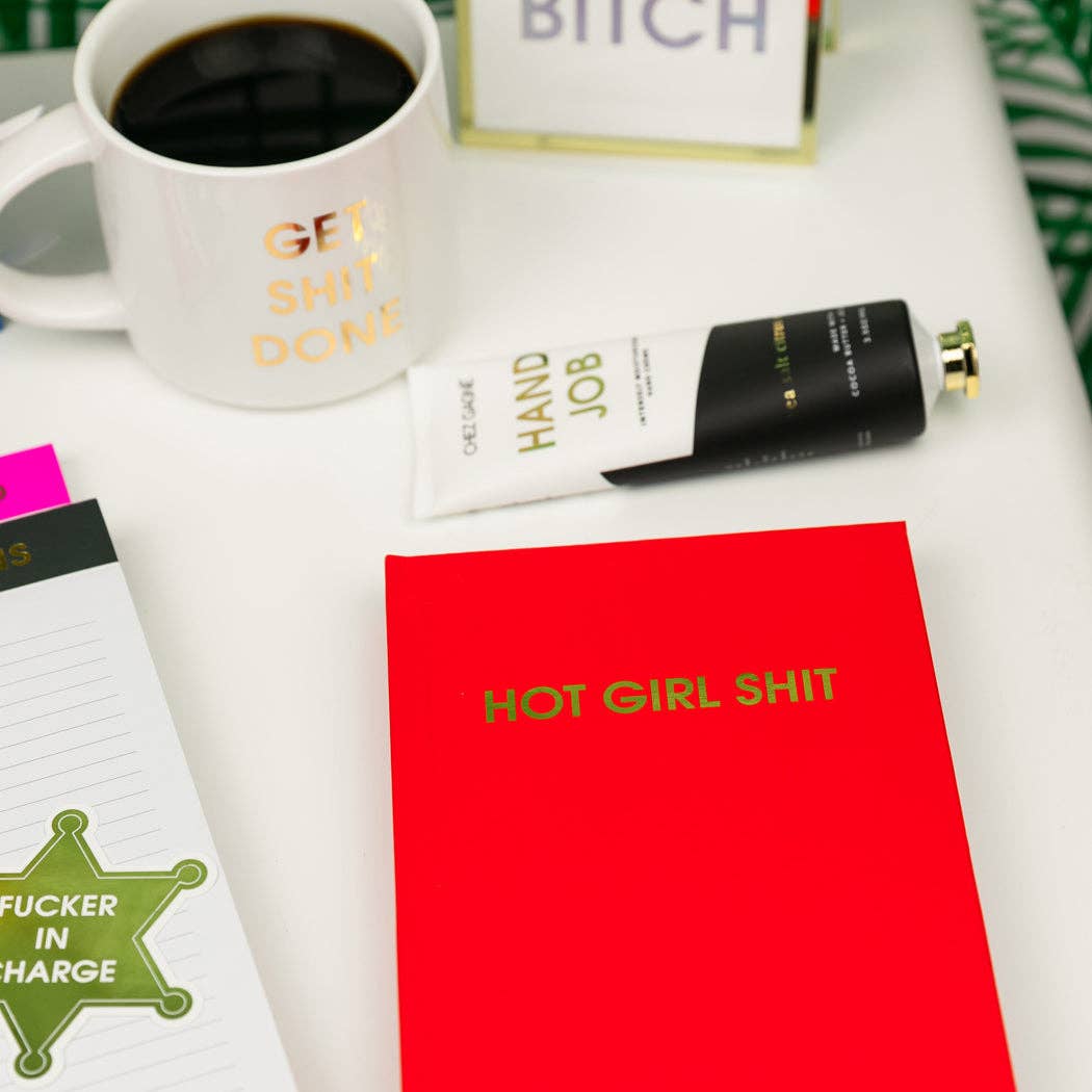 Hot Girl Shit - Fire Red Hardcover Journal