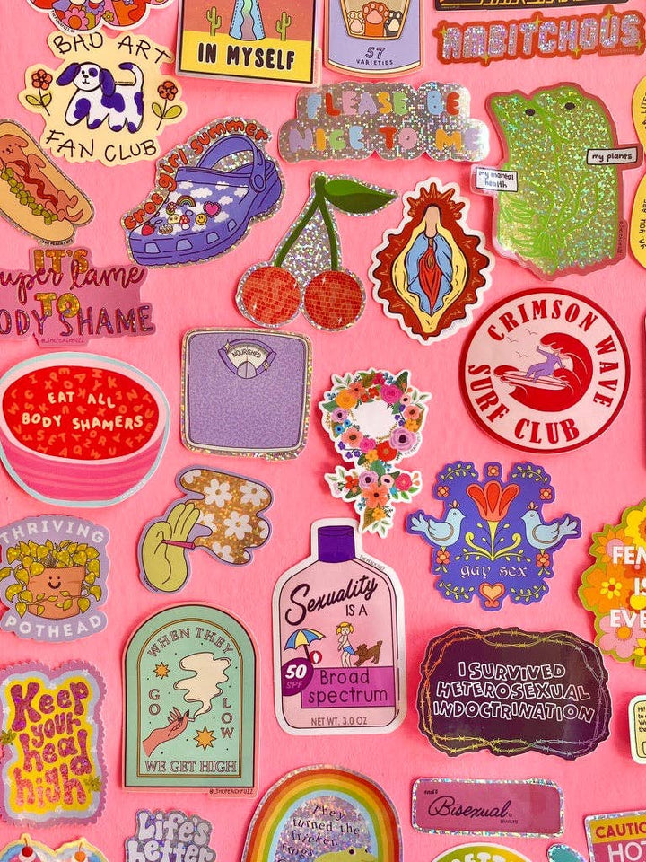 Go Low, Get High Sticker