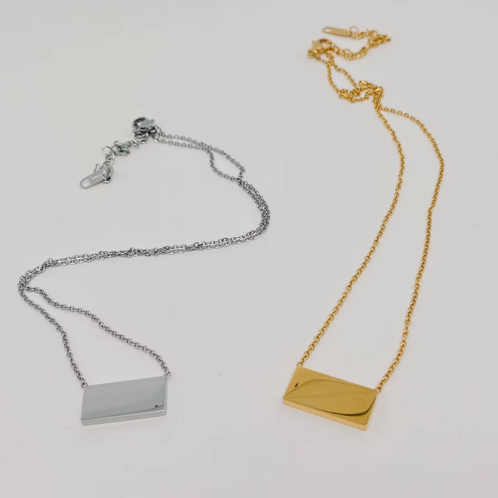"11:11" Charm Pendant Stainless Steel Necklace