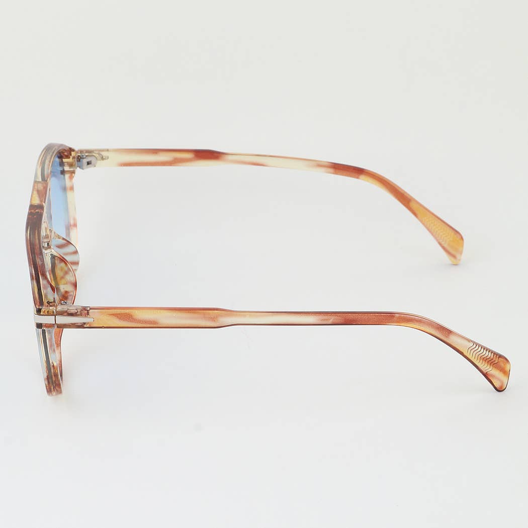 Modern Round Aviator Sunglasses