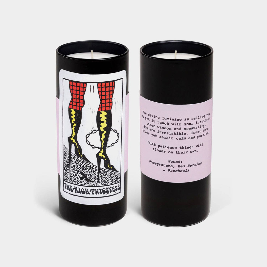 Tarot High Priestess Candle - Berries