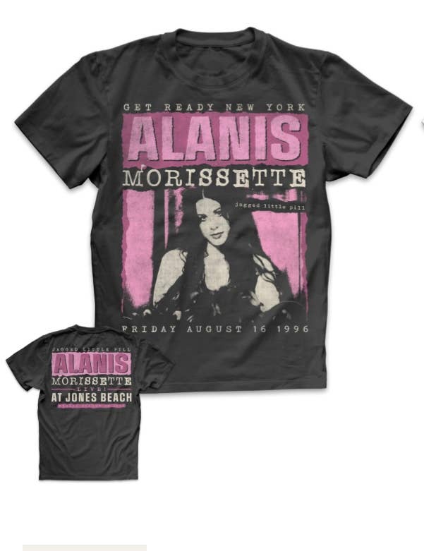 ALANIS MORISSETTE JONES BEACH TEE