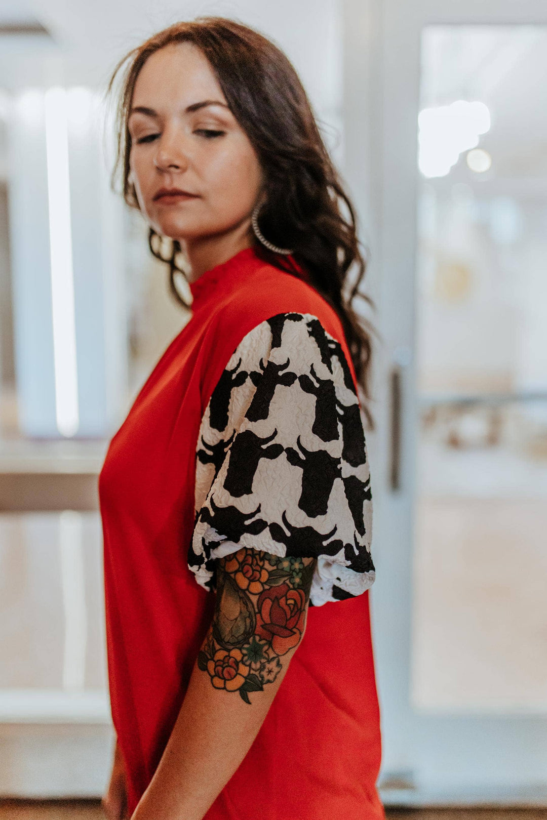 Ruby Rodeo Bubble Sleeve Blouse