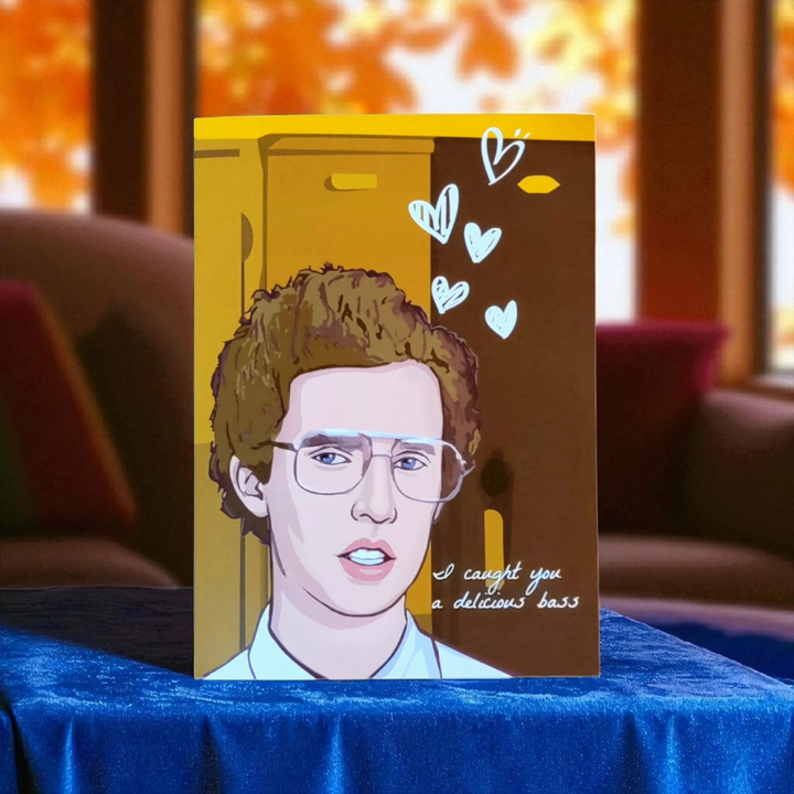 I Caught You a Delicious Bass - Napoleon Dynamite Greeting Card
