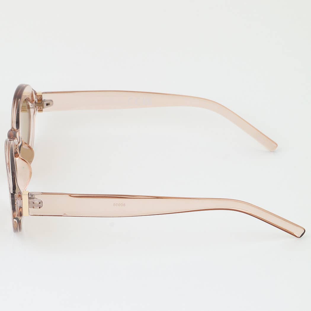 Modern Chic Oval Sunglasses