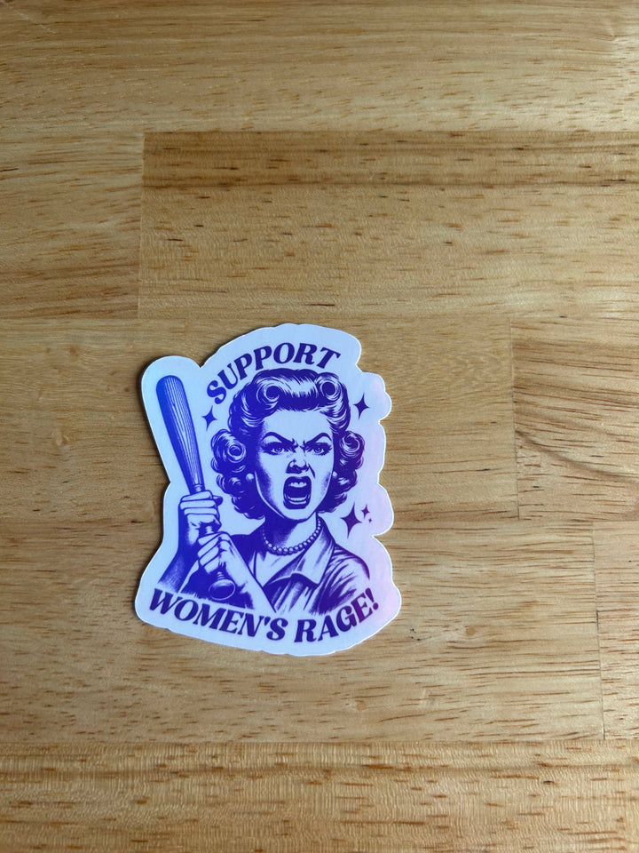 "Support Women's Rage" Sticker