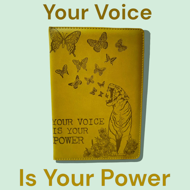 Your Voice is Your Power Vegan Journal