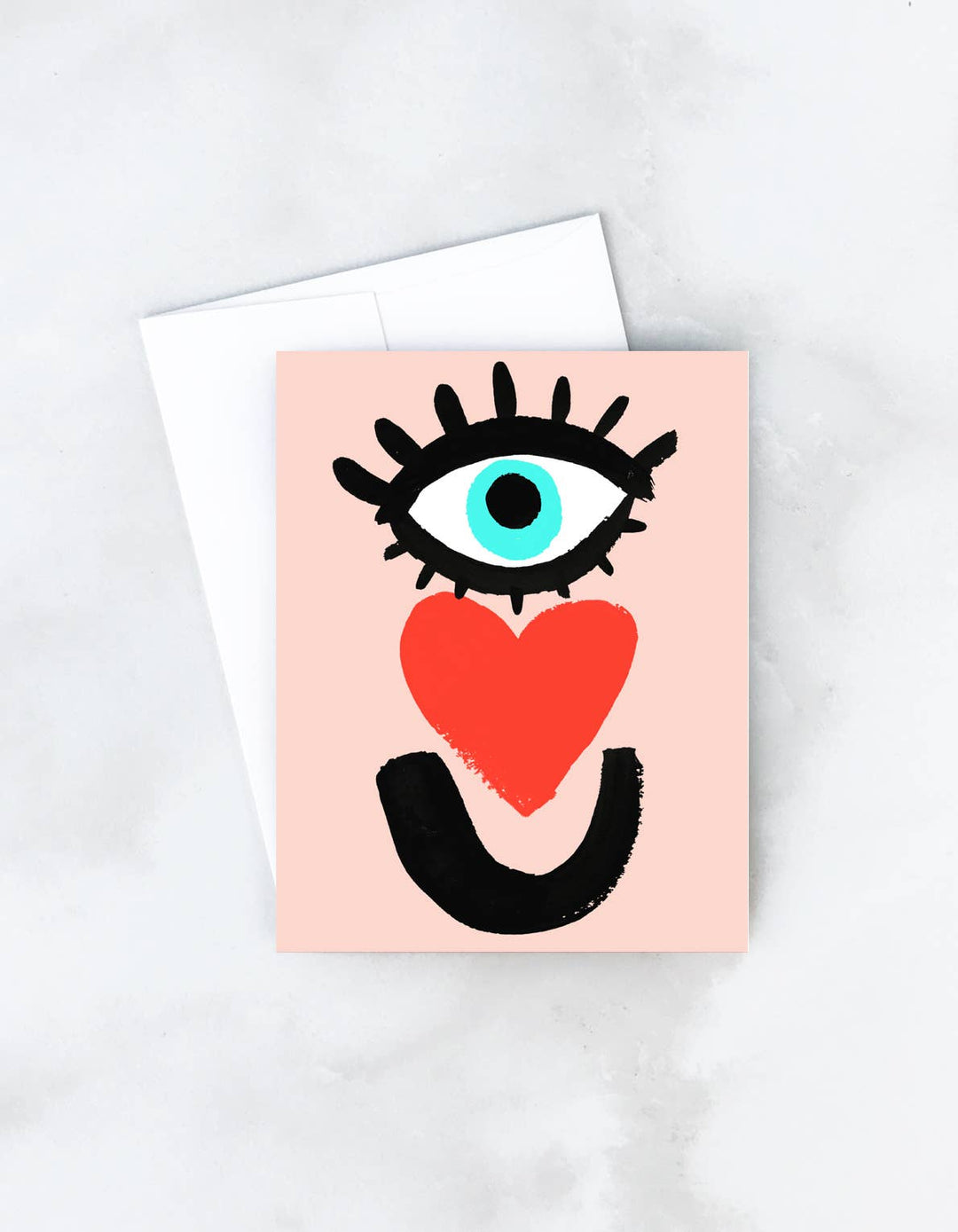 Eye <3 U Greeting Card