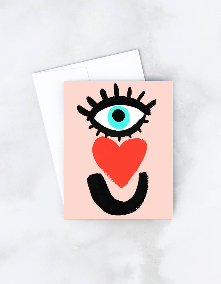 Eye <3 U Greeting Card