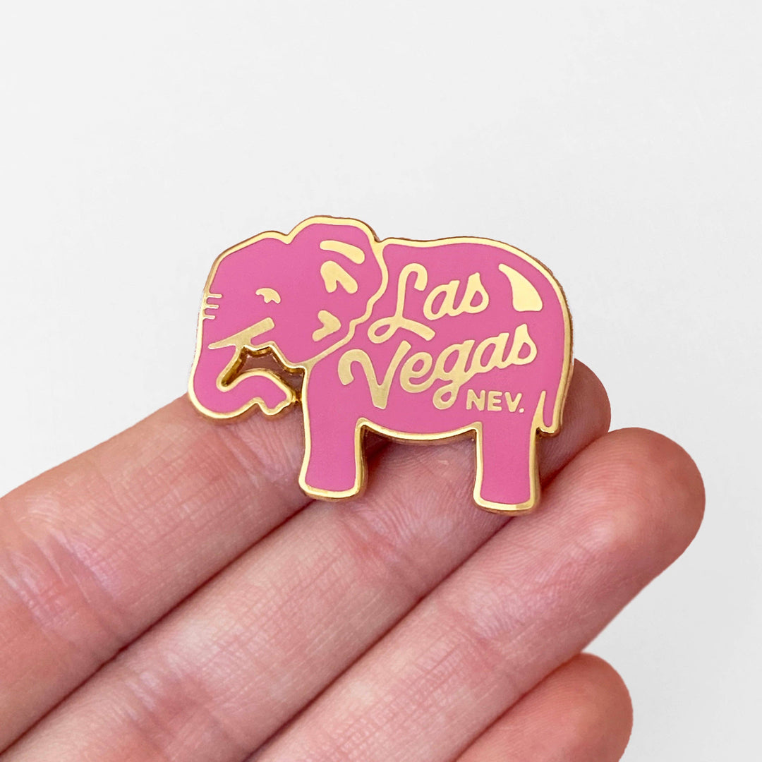 Pink Elephant Pin