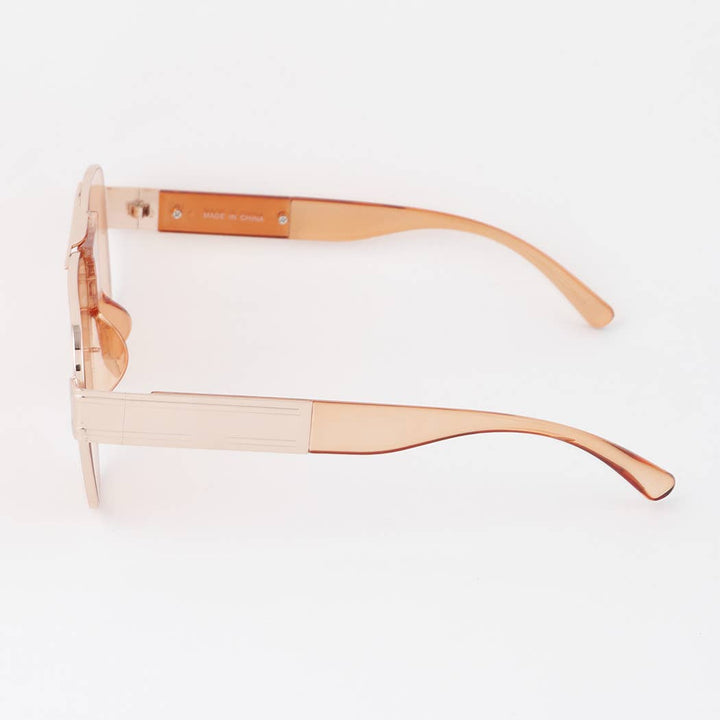 Modern Aviator Shield Sunglasses