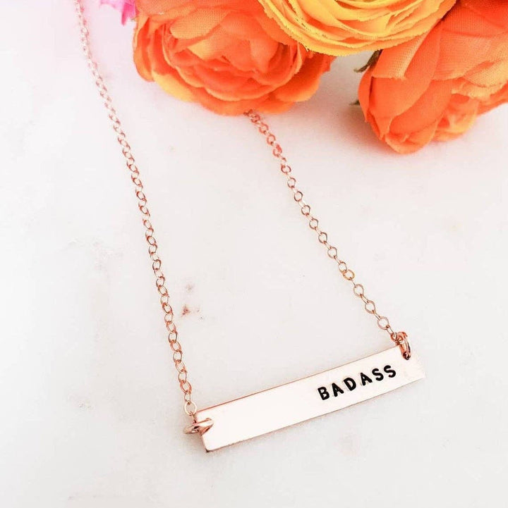 BADASS Bar Necklace