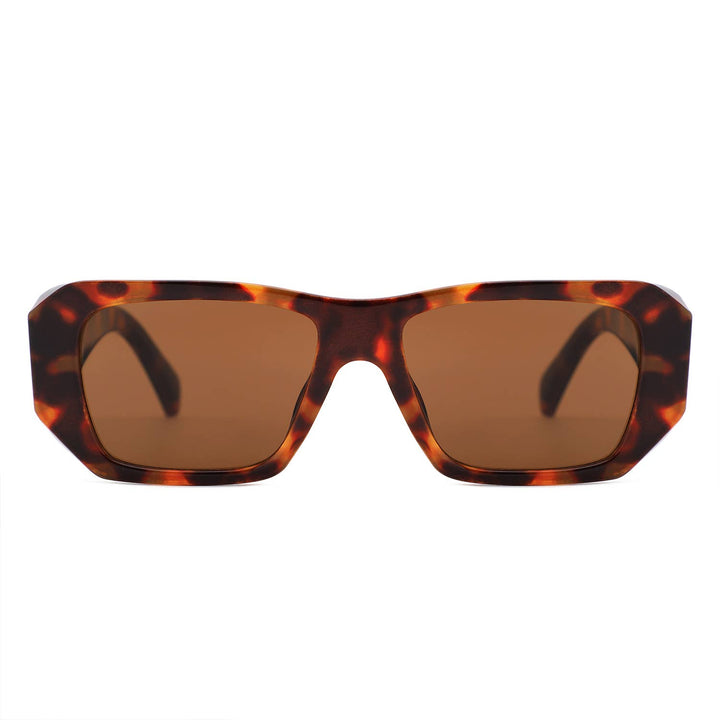 Oversized Angular Rectangle Sunglasses