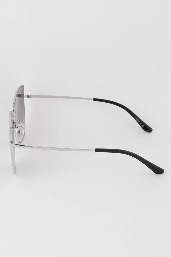 Oversized Gradient Cateye Sunglasses