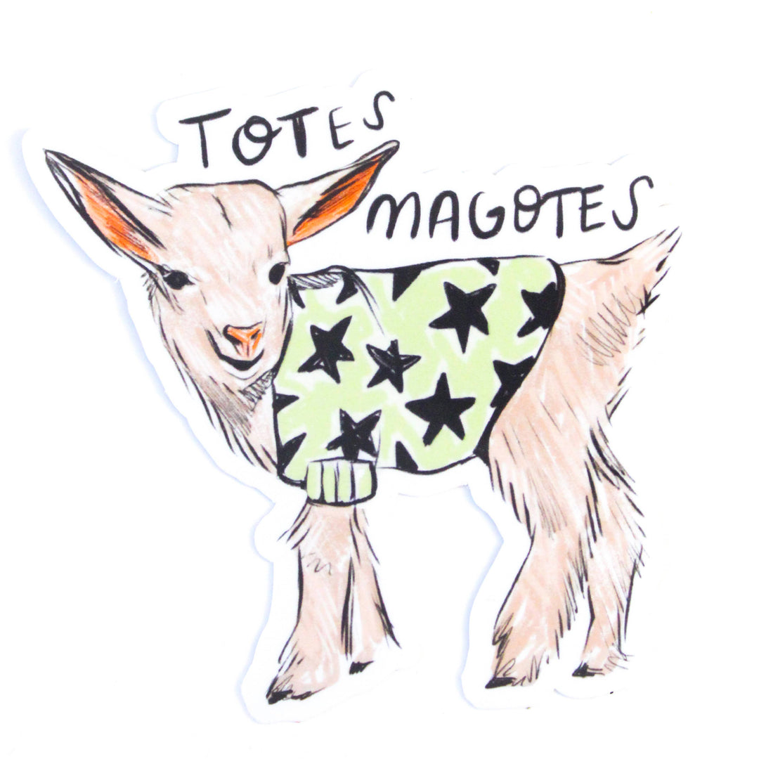 Totes Magotes Baby Goat Vinyl Sticker