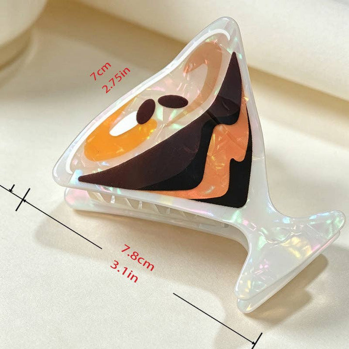 Espresso Martini Cocktail Hair Claw Clip