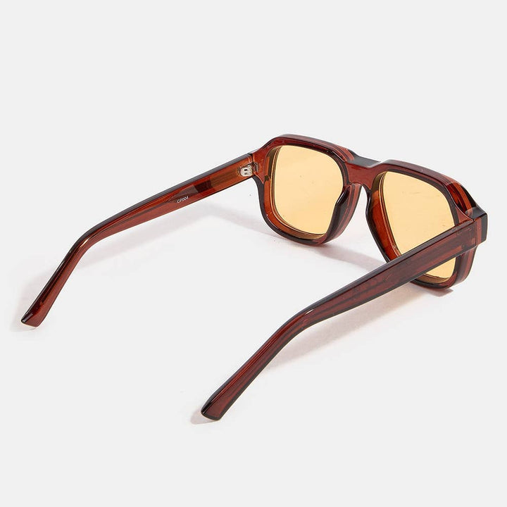 Thick Frame Aviator Sunglasses Set