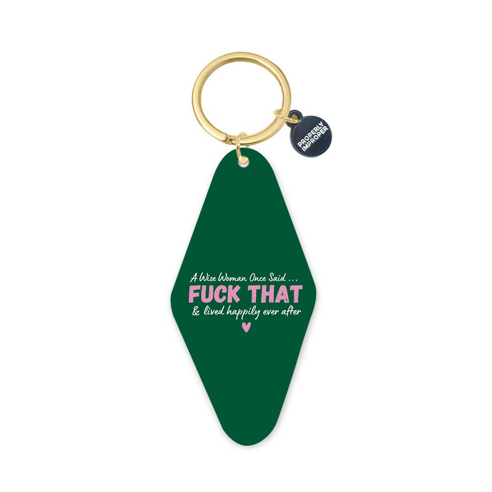 A Wise Woman Keychain