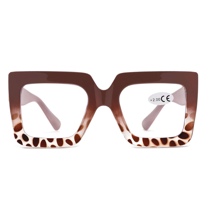 Oversized Chunky Square Reading Glasses